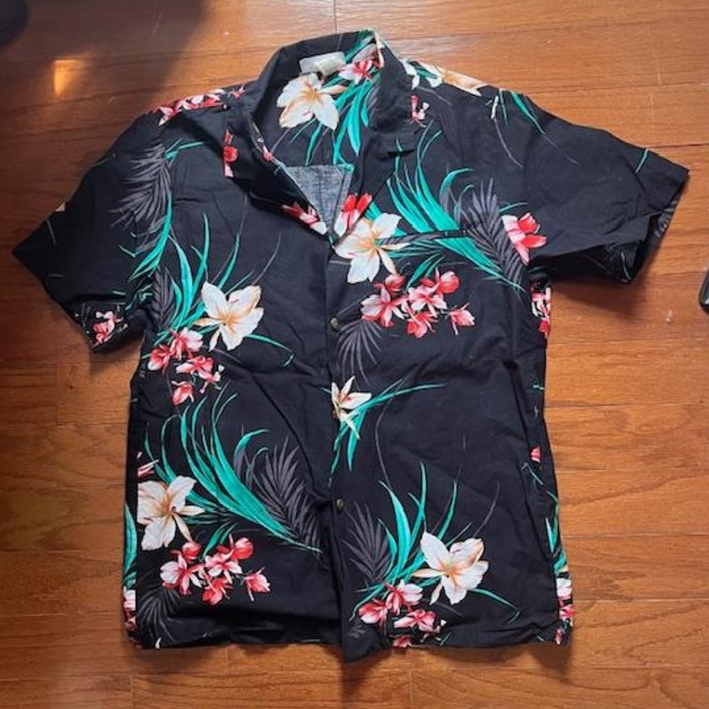Casual Wear Men's Hawaiian Floral Print Shirt